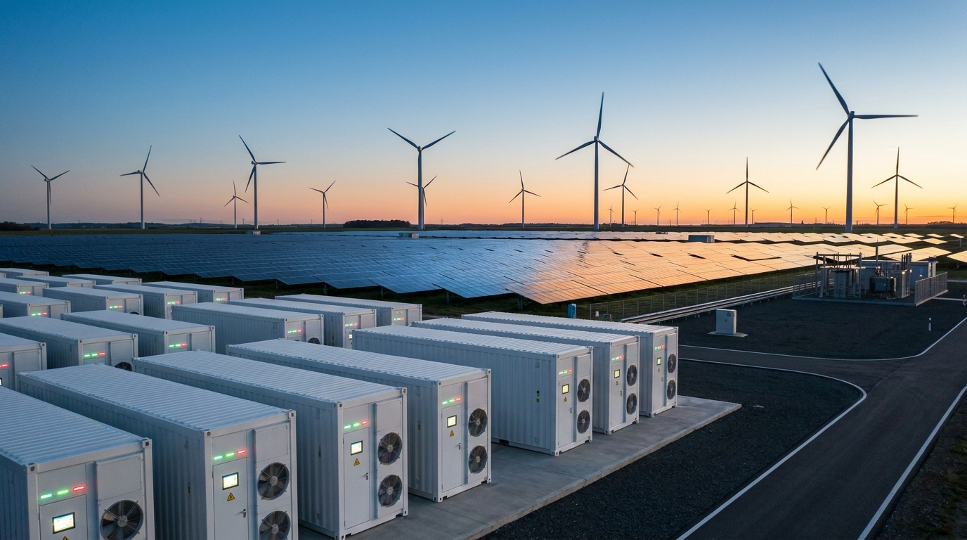 Instalacja magazynu energii BESS